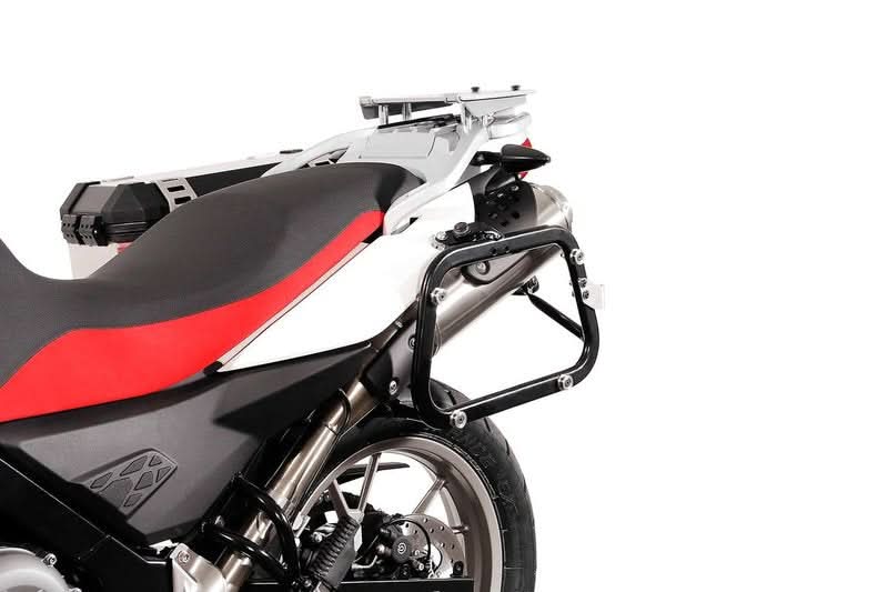 STELAŻ EVO NA KUFRY BOCZNE SW-MOTECH BMW F 650 GS (-07) G 650 GS (11-15) BLACK 1