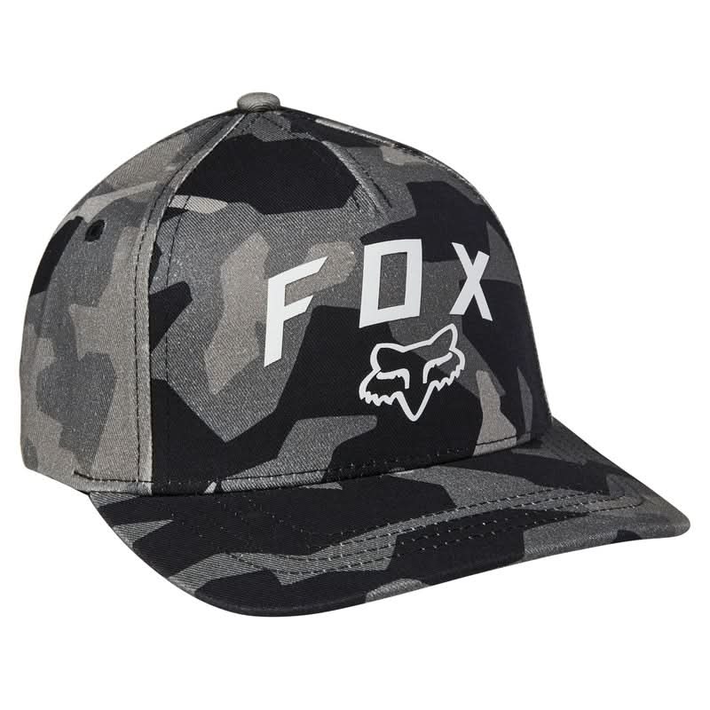 Czapka z Daszkiem Fox Junior Bnkr Flexfit Black Camo 1 231051_ZAL450498.jpg