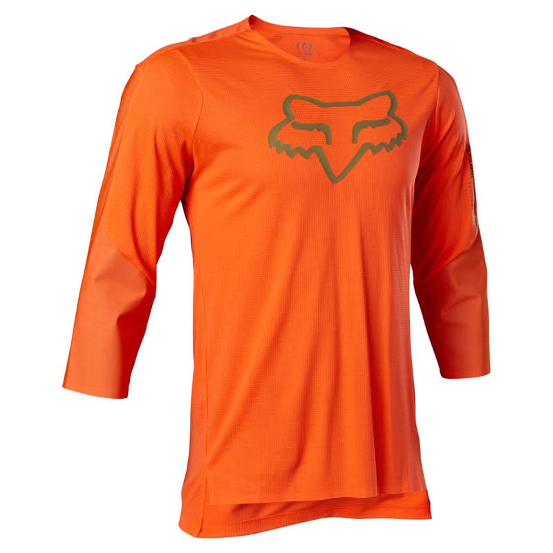 Koszulka Rowerowa Fox Flexair 3/4 Delta Fluo Orange 1 228282_ZAL460158.jpg