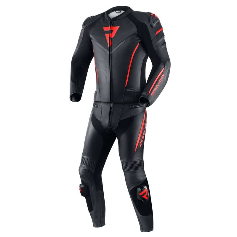 Spodnie motocyklowe skórzane Rebelhorn Fighter Black Fluo Red 5 213564_ZAL595647.jpg