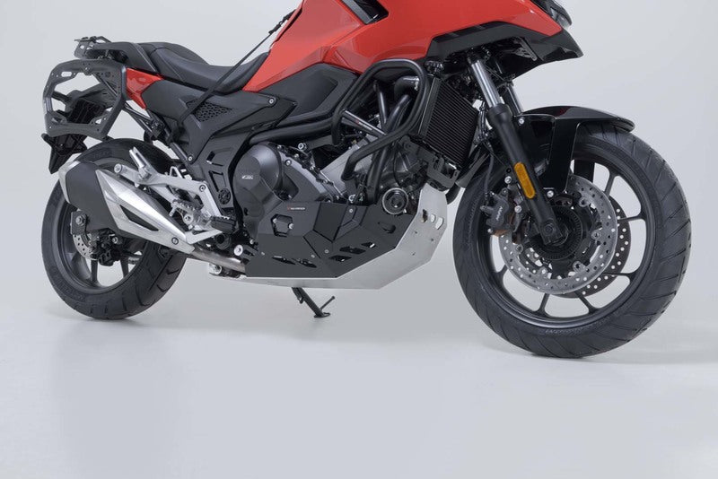 OSŁONA SILNIKA PŁYTA POD SILNIK SW-MOTECH BLACK/HONDA NC700 / NC750 WITH DCT. BLACK SILVER 1