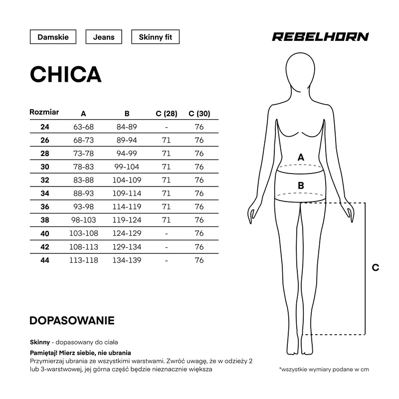 Legginsy Motocyklowe Damskie Rebelhorn Chica Black 26 348102_ZAL850778.jpg