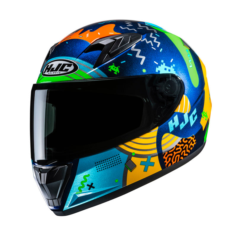 Kask motocyklowy Junior HJC Y10 Mika Blue Yellow 1 355225_ZAL829533.jpg
