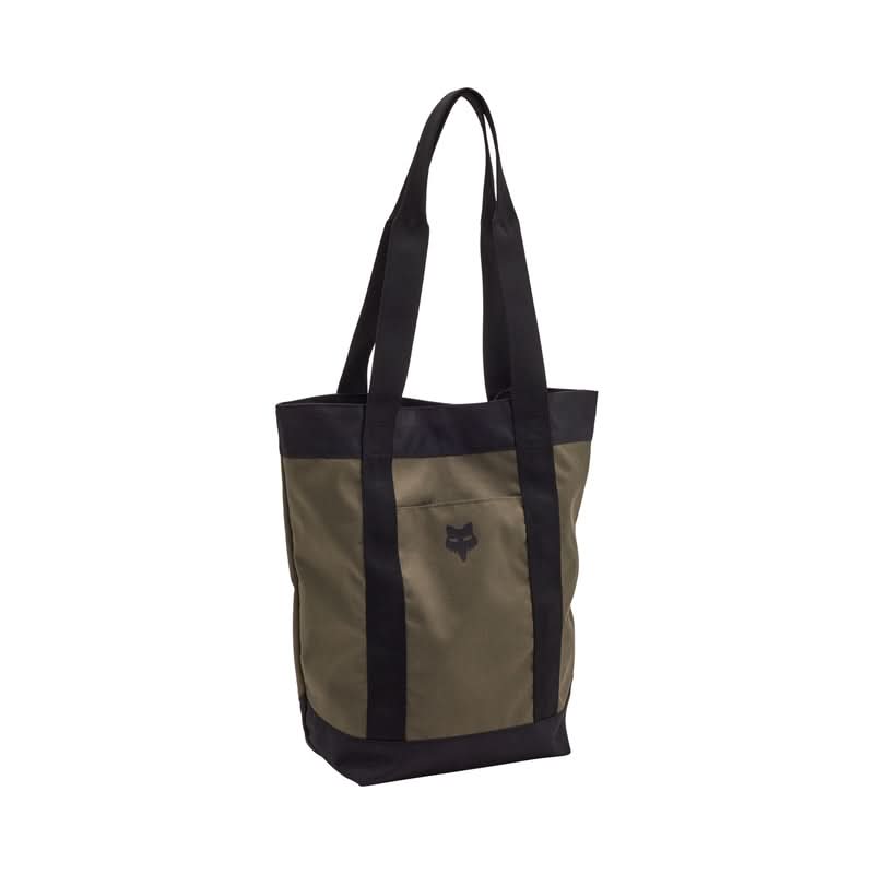 TORBA FOX HEAD TOTE BAG OLIVE GREEN OS 1