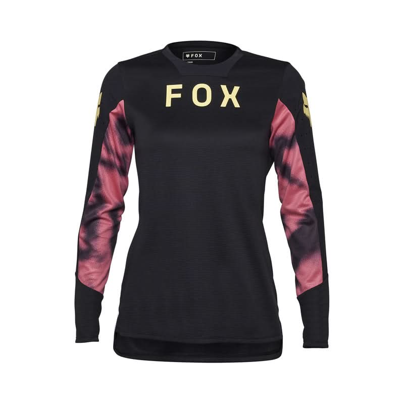Koszulka Rowerowa Z Długim Rękawem Fox Lady Defend Taunt Black 17 309777_ZAL718699.jpg