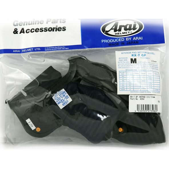 WYŚCIÓŁKA DO KASKU ARAI RX-7 GP M/L (5MM) 1