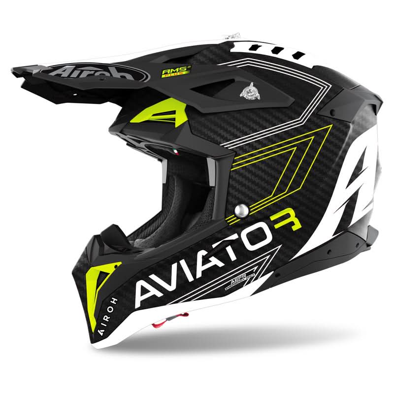Kask Airoh Aviator 3 Primal Carbon 3K Yellow Matt 1 208081_ZAL399786.jpg