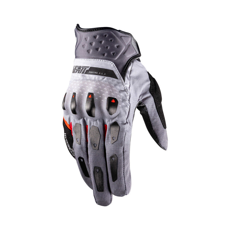 RĘKAWICE MOTOCYKLOWE LEATT ADV SUBZERO 5.5 SHORT IRON GREY L 7
