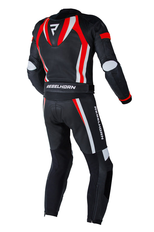 Motocyklowe Spodnie Skórzane Rebelhorn Piston II Pro Black/White/Flo Red 7 167997_ZAL283231.jpg