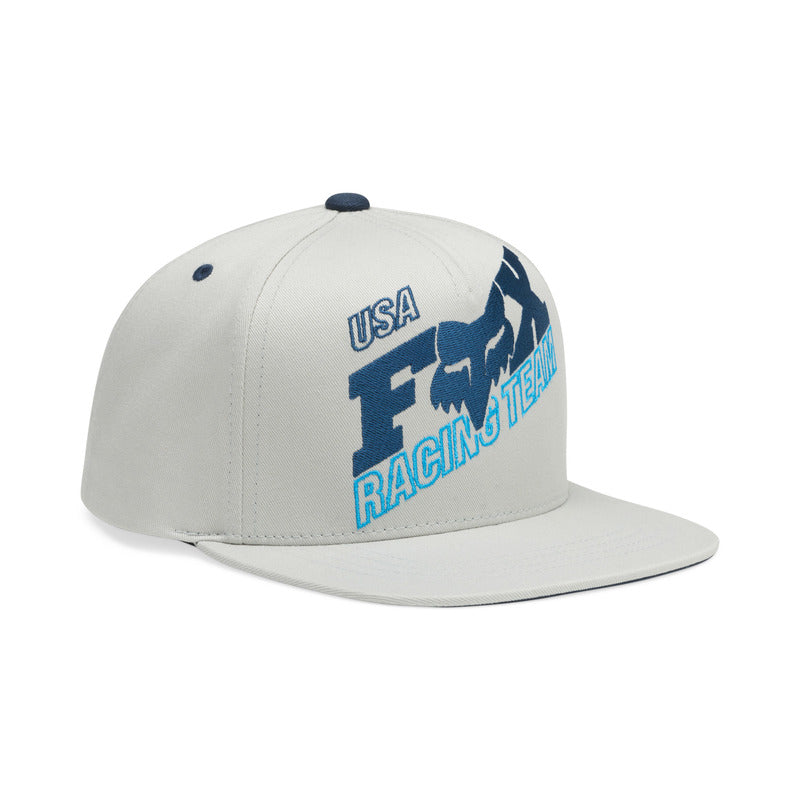 Czapka z daszkiem Junior FOX Coldpress Snapback Light Grey 1 360306_ZAL919725.jpg