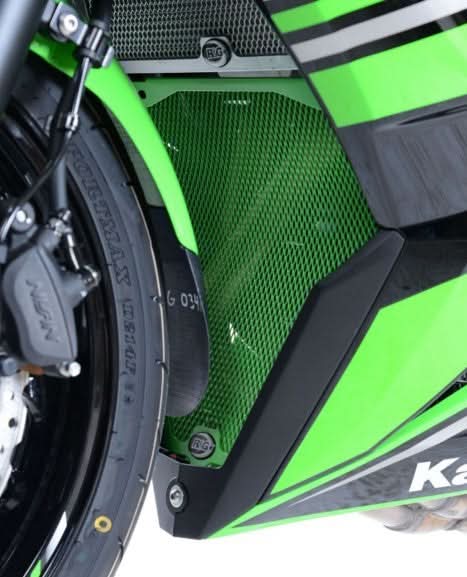 OSŁONA KOLEKTORÓW WYDECHOWYCH RG RACING KAWASAKI NINJA 650 17- GREEN 1