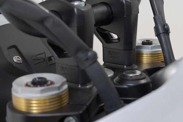 ZESTAW PODWYŻSZAJĄCY KIEROWNICĘ SW-MOTECH H=20 MM. BMW R 12 G/S (25-) SILVER 3