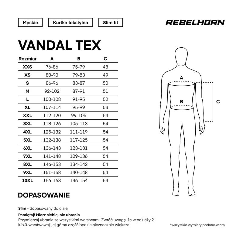Kurtka motocyklowa tekstylna Rebelhorn Vandal Black White 44 239608_ZAL705772.jpg
