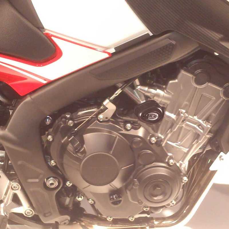 CRASHPADY AERO RG RACING HONDA CBR650F/CB650F 14- 18/CBR650R 19- BLACK 1