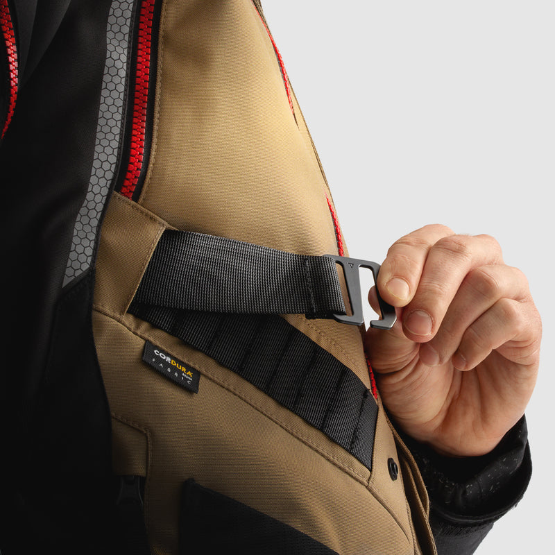 Kurtka motocyklowa tekstylna Rebelhorn Hardy 3.0 Desert Grey Red 49 324135_ZAL794701.jpg