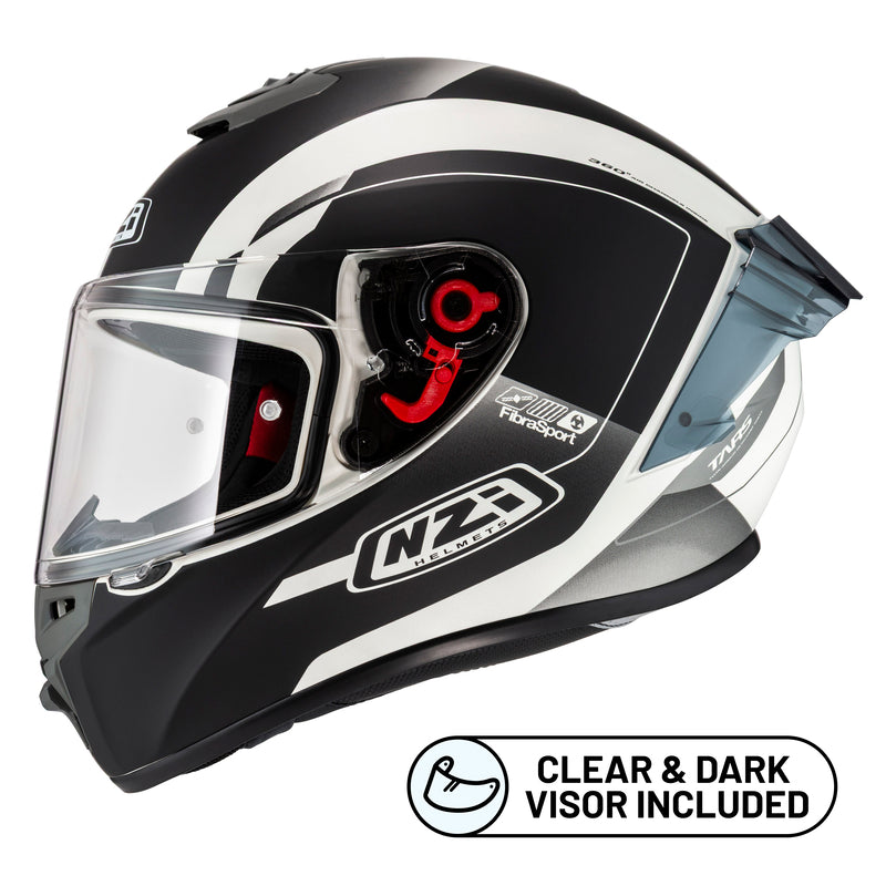 Kask Motocyklowy NZI Trendy Stream Elegance White Black Tinted S Matt 1 362606_ZAL858344.jpg