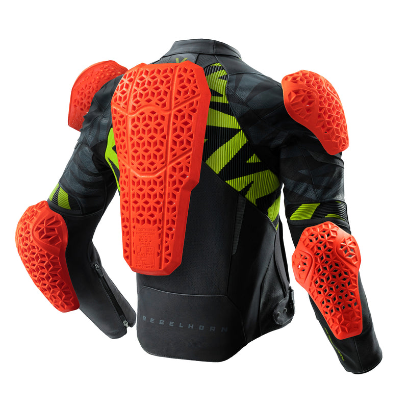 Kurtka motocyklowa skórzana Rebelhorn Vandal 2 Black Grey Fluo Yellow 12 347989_ZAL852734.jpg