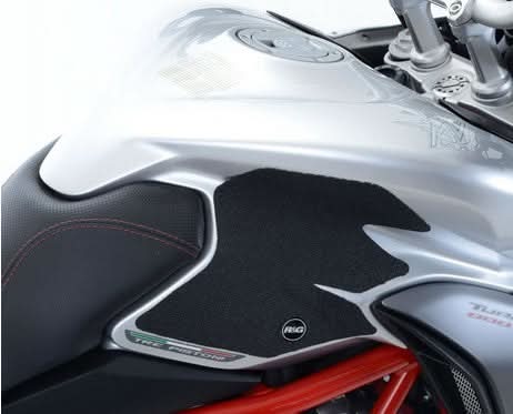 NAKLEJKA NA BAK TANKPAD ANTYPOŚLIZGOWY 2 CZĘŚCI RG RACING MV AGUSTA 800 TURISMO VELOCE BLACK 1