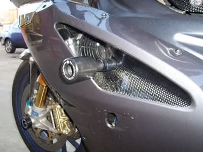 CRASHPADY CLASSIC RG RACING APRILIA RSVR/FACTORY 04- 06 FRONT/TOP FAIRING BLACK 1