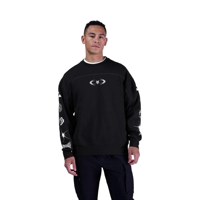 Bluza FOX Image Cosmo Oversized Fleece Crew Black 5 338496_ZAL816176.jpg