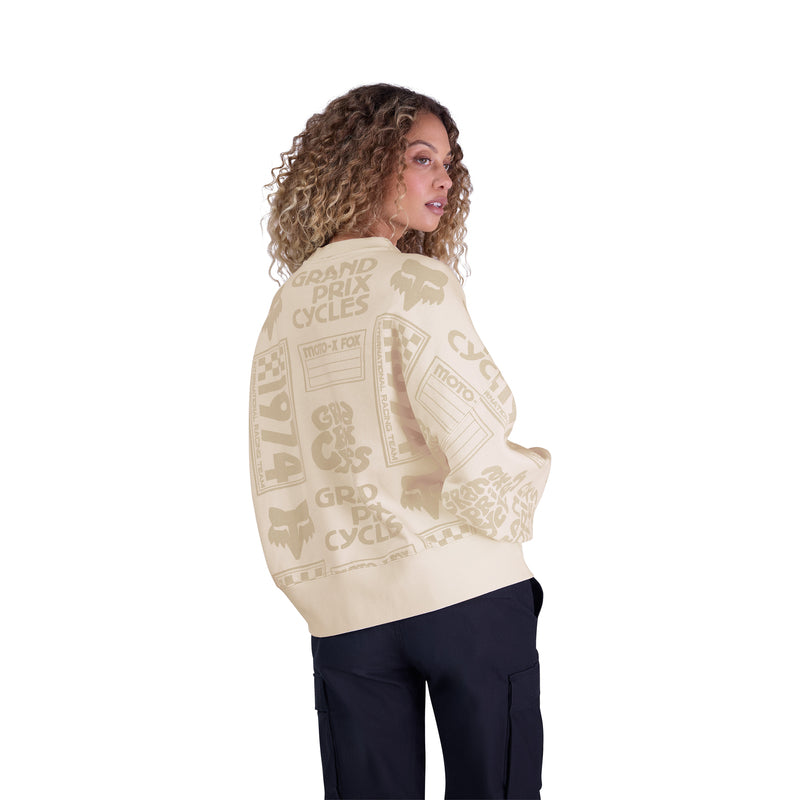Bluza Damska FOX Circa 74 Oversized Fleece Crew Off White 9 338528_ZAL816618.jpg