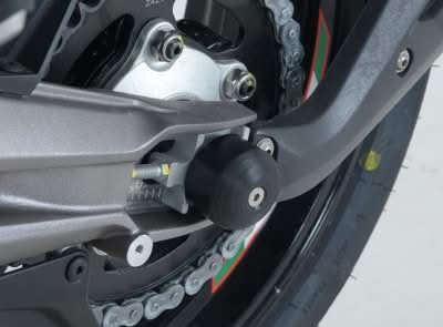 SLIDERY WAHACZA RG RACING APRILIA CAPONORD 1200, LEWA STRONA BLACK 1