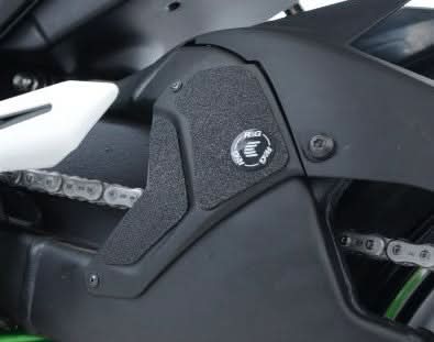 OSŁONA WAHACZA RG RACING KAWASKI H2/H2R, 3 CZĘŚCI BLACK 1