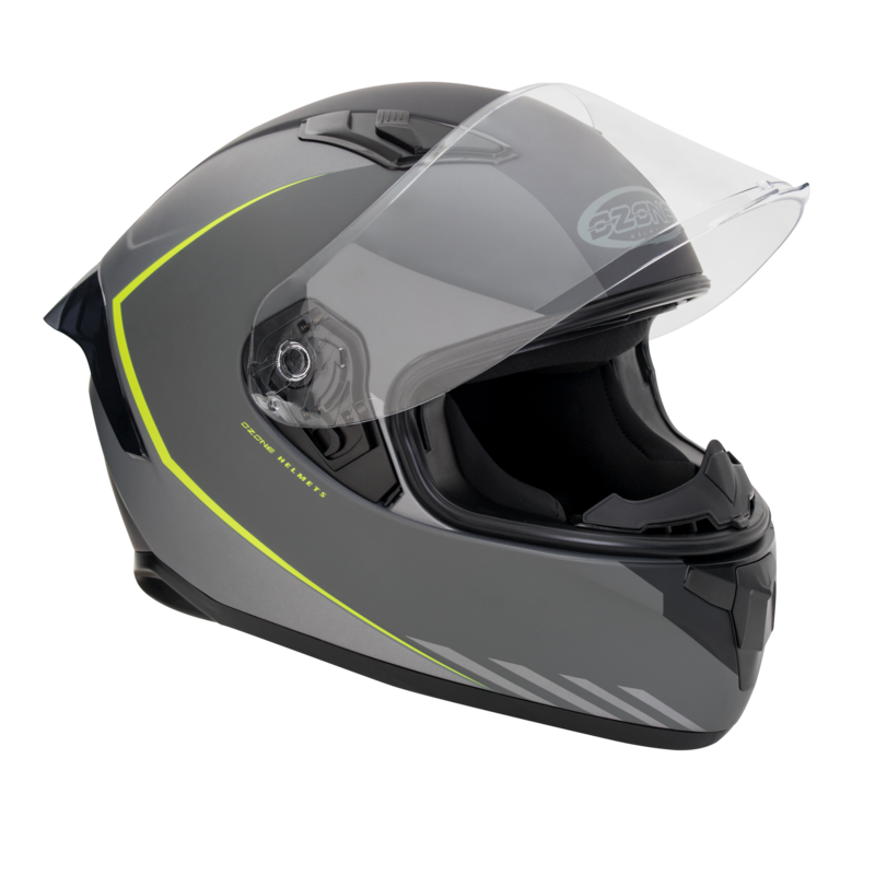 Kask Ozone Sprint Stripe Matte Black/Grey/Fluo Yellow 3 241736_ZAL481145.png