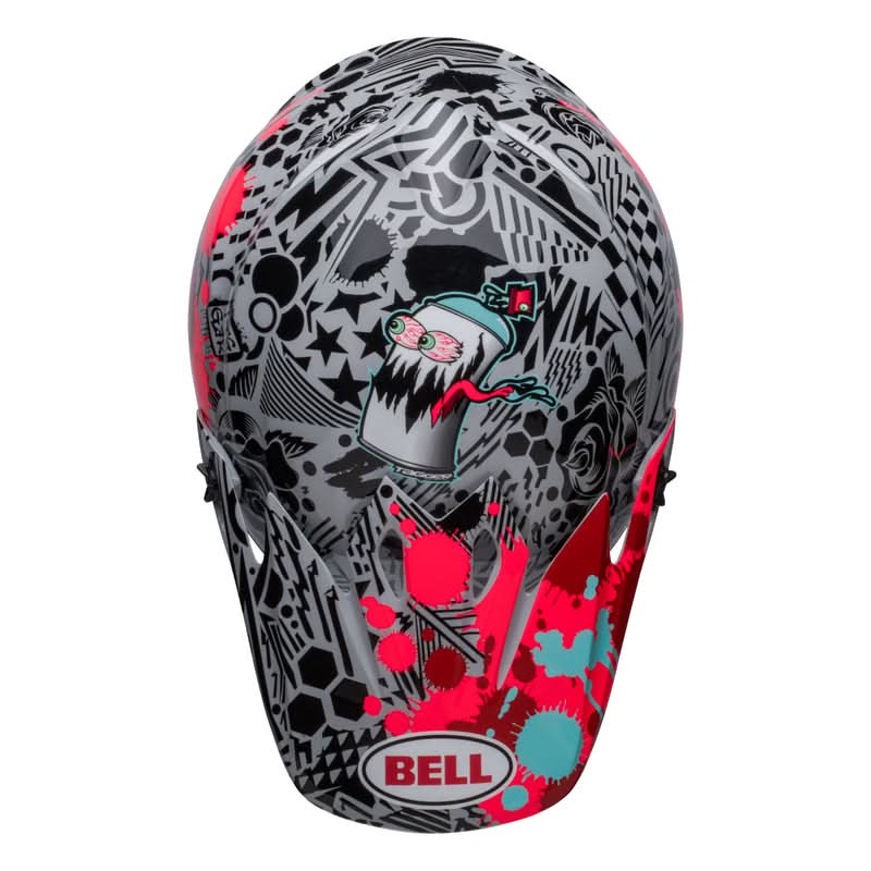 Kask Bell Mx-9 Mips Tagger Splatter Bright Red/Grey 17 264941_ZAL538973.jpg