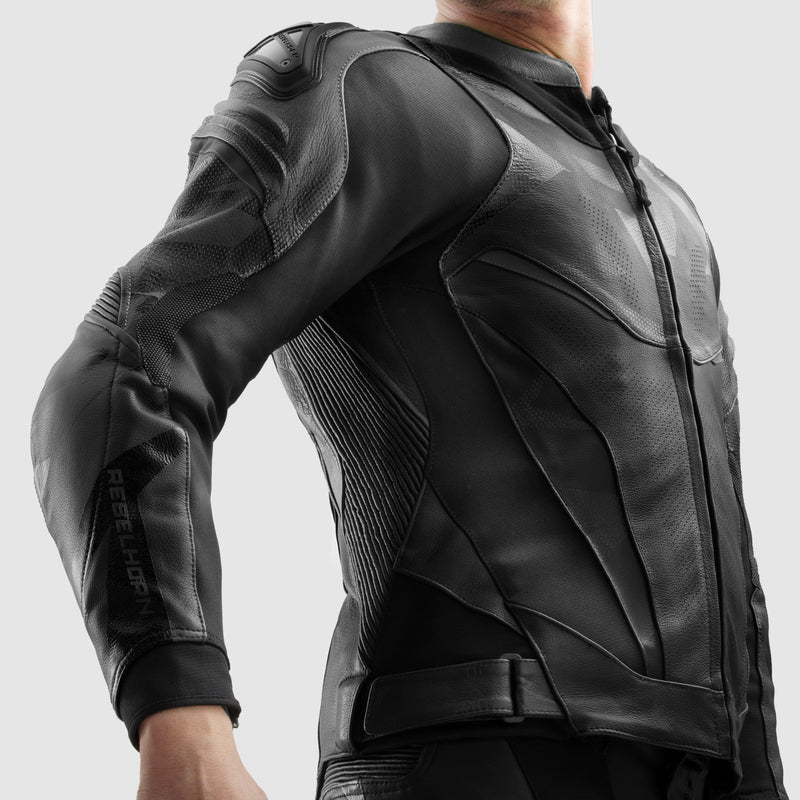 Kurtka motocyklowa skórzana Rebelhorn Inferno Black 28 324136_ZAL786315.jpg
