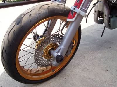 SLIDERY PRZEDNIEGO ZAWIESZENIA RG RACING HONDA XR 650R BLACK 1