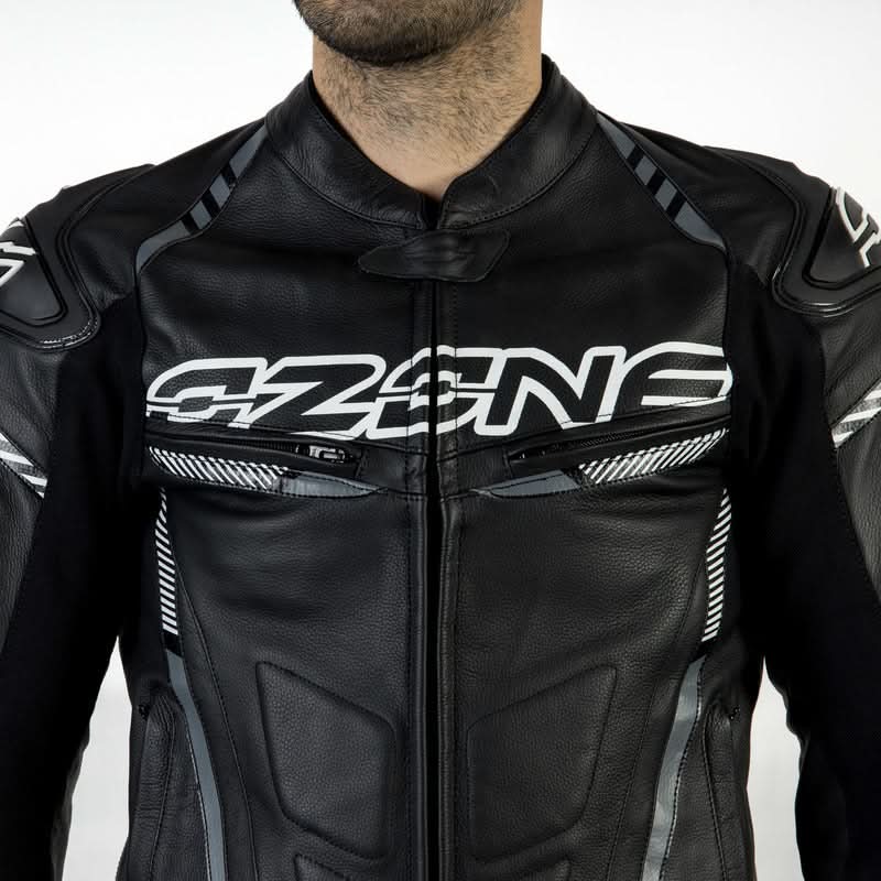 Kurtka Skórzana Ozone Rs600 Black/White 7 214473_ZAL494882.jpg