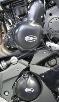 ZESTAW OSŁON SILNIKA RG RACING KAWASAKI ER6 06-/650 VERSYS 10-/NINJA 400R (JAPAN) (2 CZĘŚCI) BLACK 1