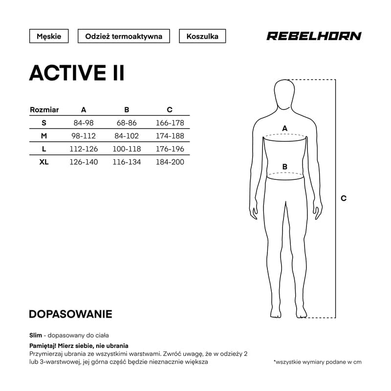 Koszulka Termoaktywna z Długim Rękawem Rebelhorn Active II Black/Grey 16 225307_ZAL739236.jpg