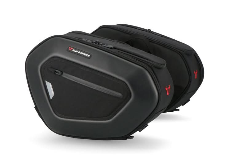 ZESTAW SAKW PRO BLAZE H I STELAŻY SW-MOTECH KTM 125 / 390 DUKE (17-23) BLACK 1