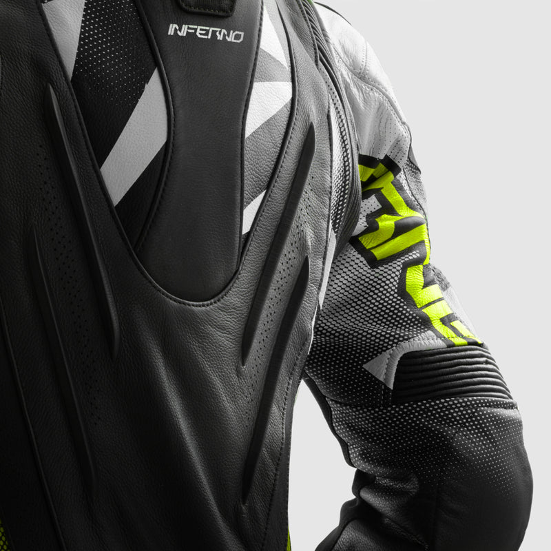 Kurtka motocyklowa skórzana Rebelhorn Inferno Black White Fluo Yellow 18 324180_ZAL786882.jpg