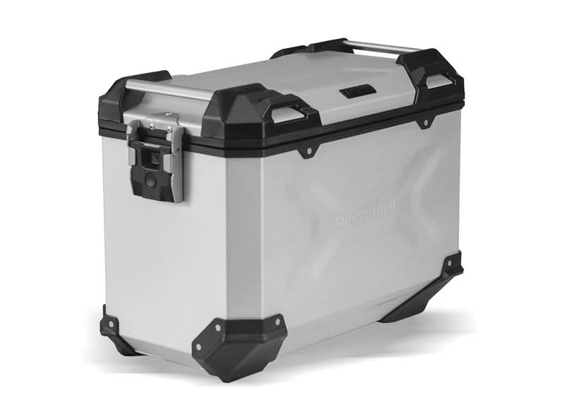 KUFER BOCZNY NA LEWĄ STRONĘ SW-MOTECH TRAX ADV SILVER 45L (L) 7