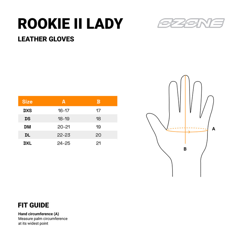 Rękawice Motocyklowe Damskie Ozone Rookie 2 Black 6 234737_ZAL763086.jpg