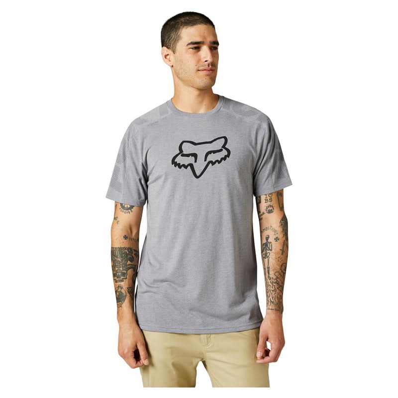 T-Shirt Fox Dvide Tech Heather Graphithe 1 230486_ZAL451394.jpg