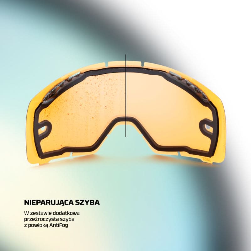 Gogle Imx Endurance Flip Black Matt/ Black - Szyba Iridium Gold + Clear (2 Szyby W Zestawie) 20 241785_ZAL632225.jpg