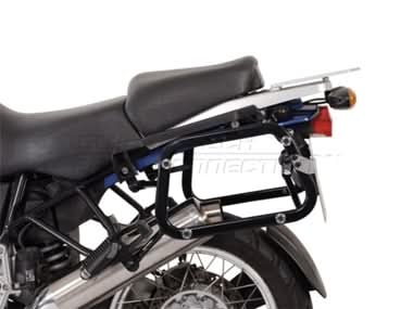 ZESTAW KUFRÓW BOCZNYCH TRAX ADV I STELAŻY SW-MOTECH BMW R 1100/1150 GS SILVER 37/45L 1