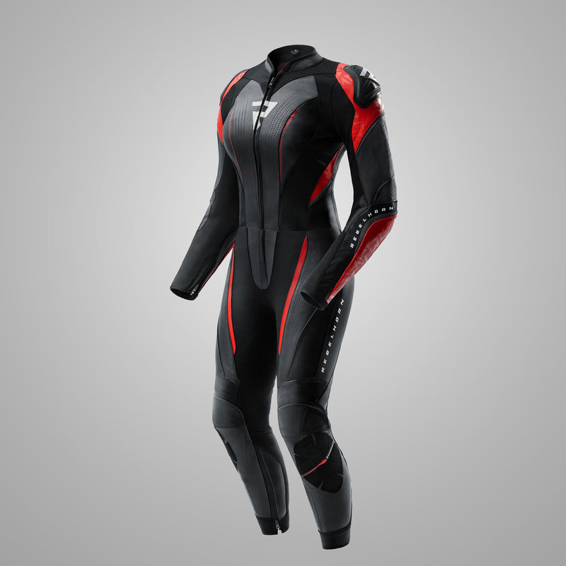 Spodnie motocyklowe skórzane damskie Rebelhorn Diva Black Red 29 349651_ZAL886794.jpg