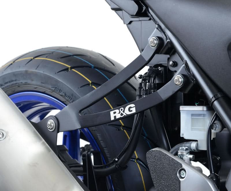 MOCOWANIE WYDECHU + ZAŚLEPKA PODNÓŻKA RG RACING SUZUKI SV650 16- BLACK 1