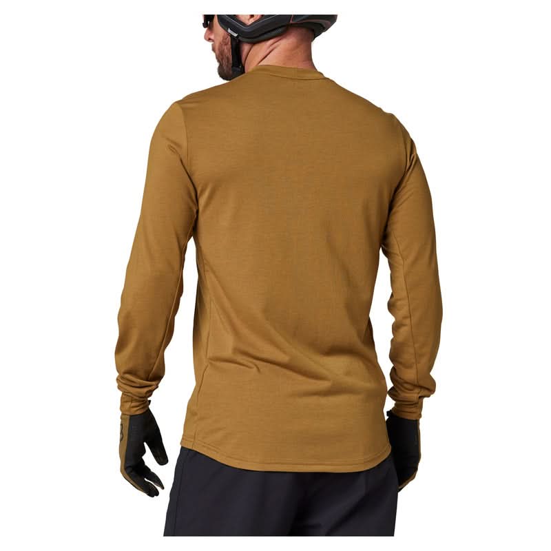 Koszulka Rowerowa z Długim Rękawem Fox Ranger Dr Md Tred Caramel 3 261177_ZAL541551.jpg