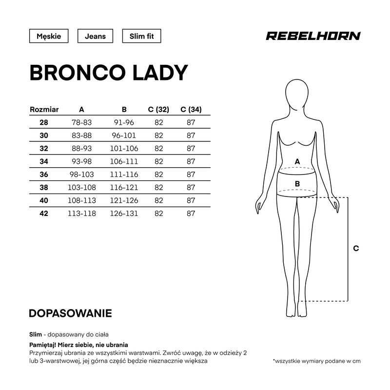 Jeansy motocyklowe damskie Rebelhorn Bronco Washed Black Monolayer 35 323137_ZAL794222.jpg