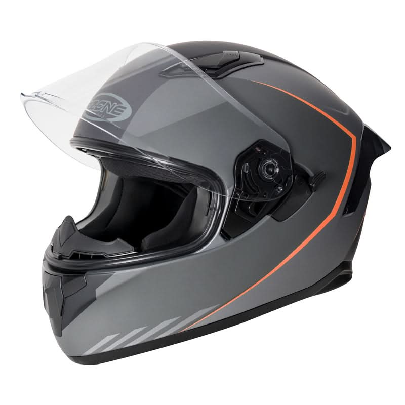 Kask Ozone Sprint Stripe Matte Black/Grey/Fluo Red 1 241730_ZAL618166.jpg