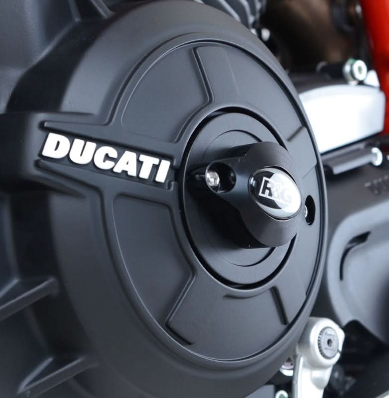 SLIDERY SILNIKA RG RACING DUCATI MONSTER 1100 09 & STREETFIGHTER, LEWA STRONA BLACK 1