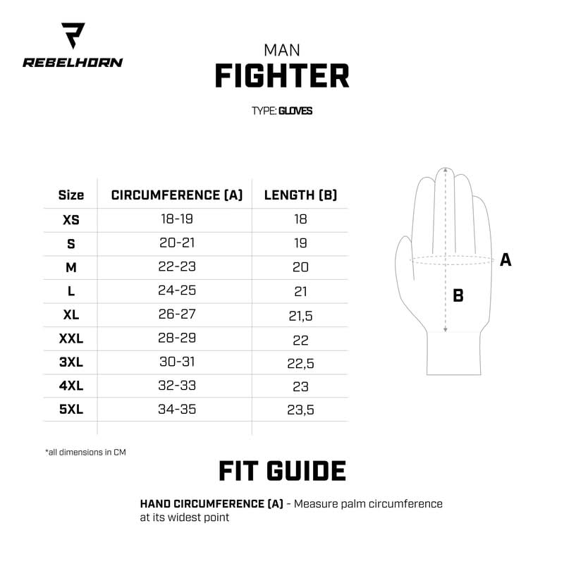Rękawice Skórzane Rebelhorn Fighter Black/White 11 234336_ZAL616179.jpg
