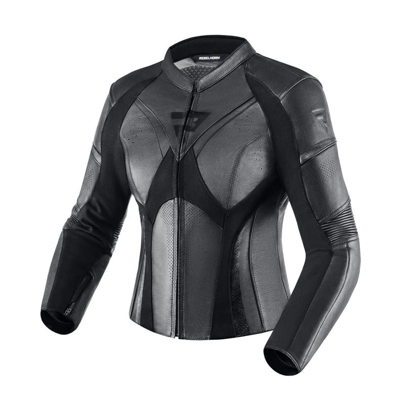 Kurtka motocyklowa skórzana damska Rebelhorn Rebel Black 1 176306_ZAL676500.jpg