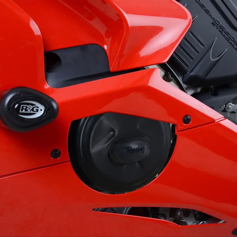 ZESTAW OSŁON SILNIKA RG RACING DUCATI PANIGALE V4/V4S/SPECIALE/V4R 19-, (2 CZĘŚCI) BLACK RACE 1